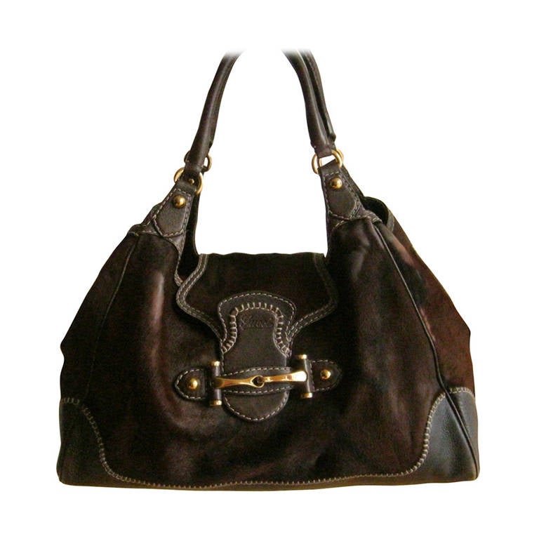 Fabulous GUCCI New Pelham  Pony Hair Large Shoulder Bag