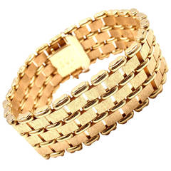 Cartier Wide Link Yellow Gold Bracelet