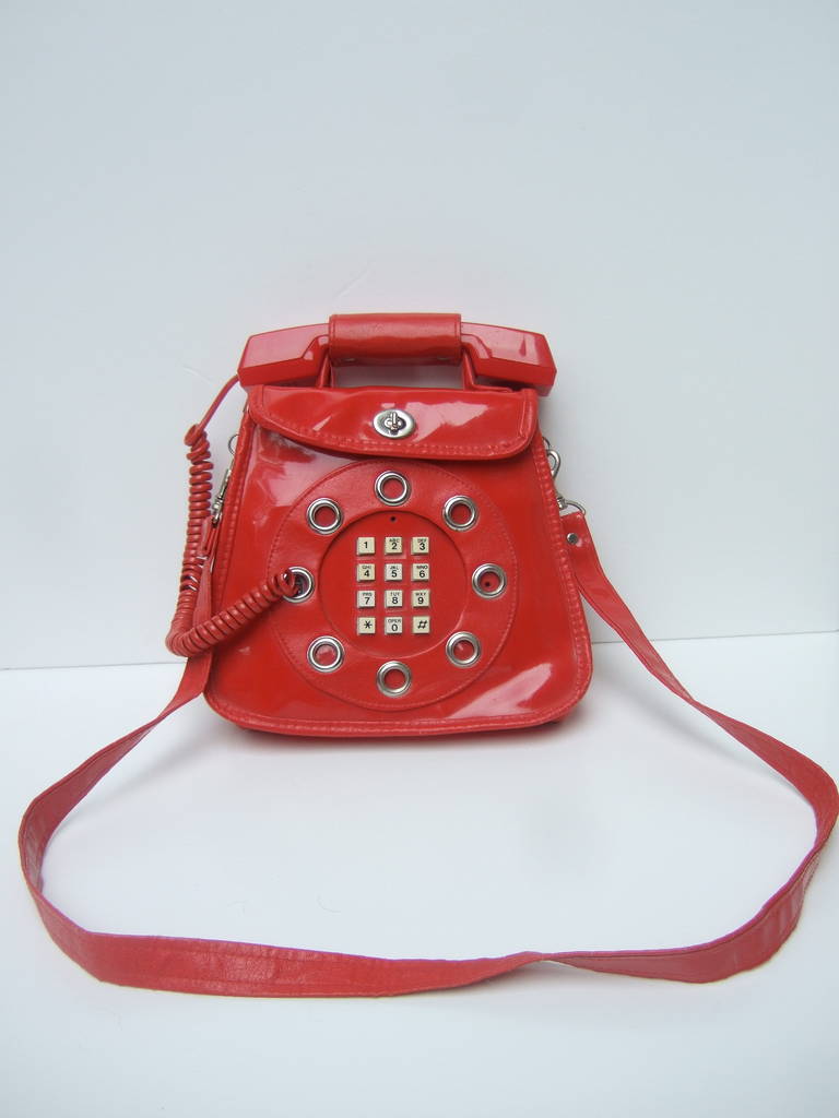 red telephone bag