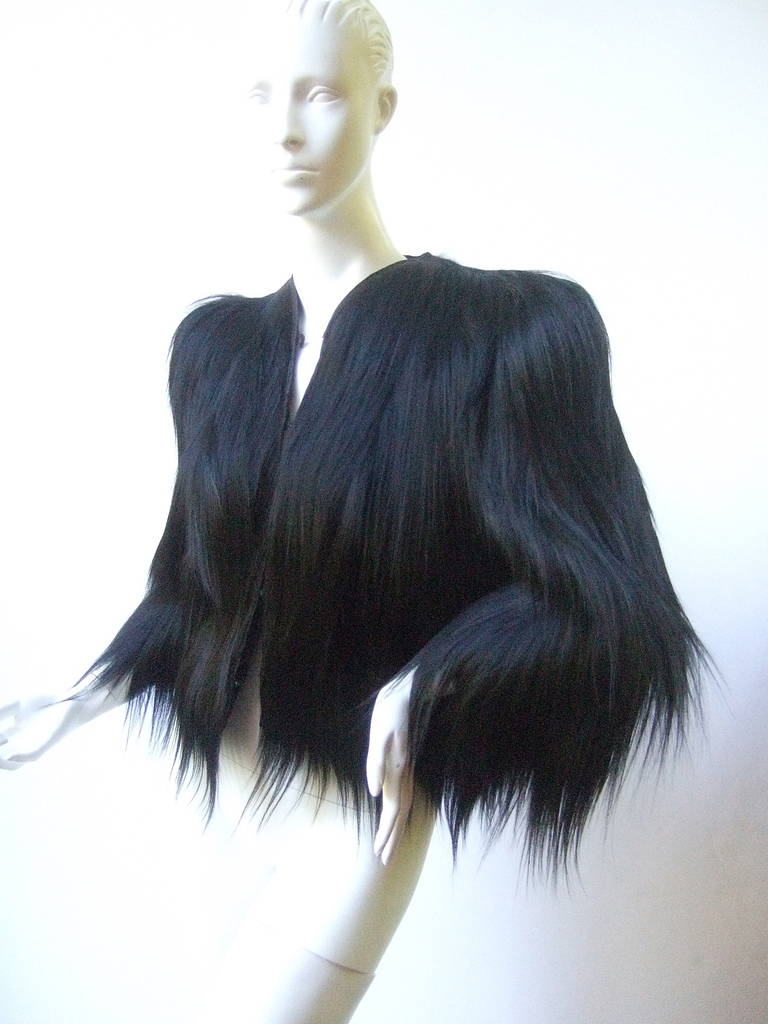 1940s Avant Garde Exotic Monkey Fur Jacket In Good Condition In University City, MO