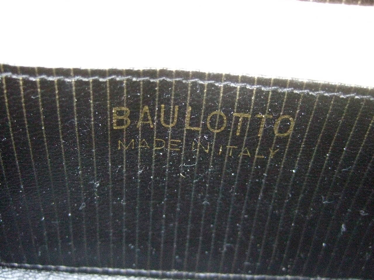 Sleek 1970s Italian Ebony Lucite Handbag Designed by Baulotto 4