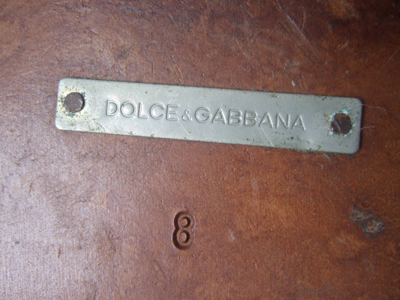 Dolce & Gabbana Men's Black Patent Leather Shoes US Size 8 For Sale 3