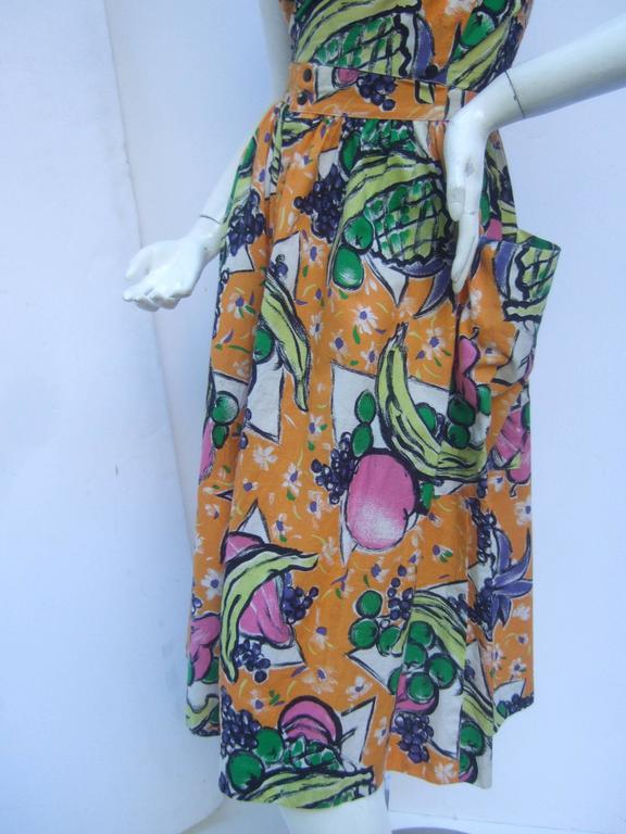 Vintage French Peasant Dress by Prestige de Chafflet c 1980s For Sale ...