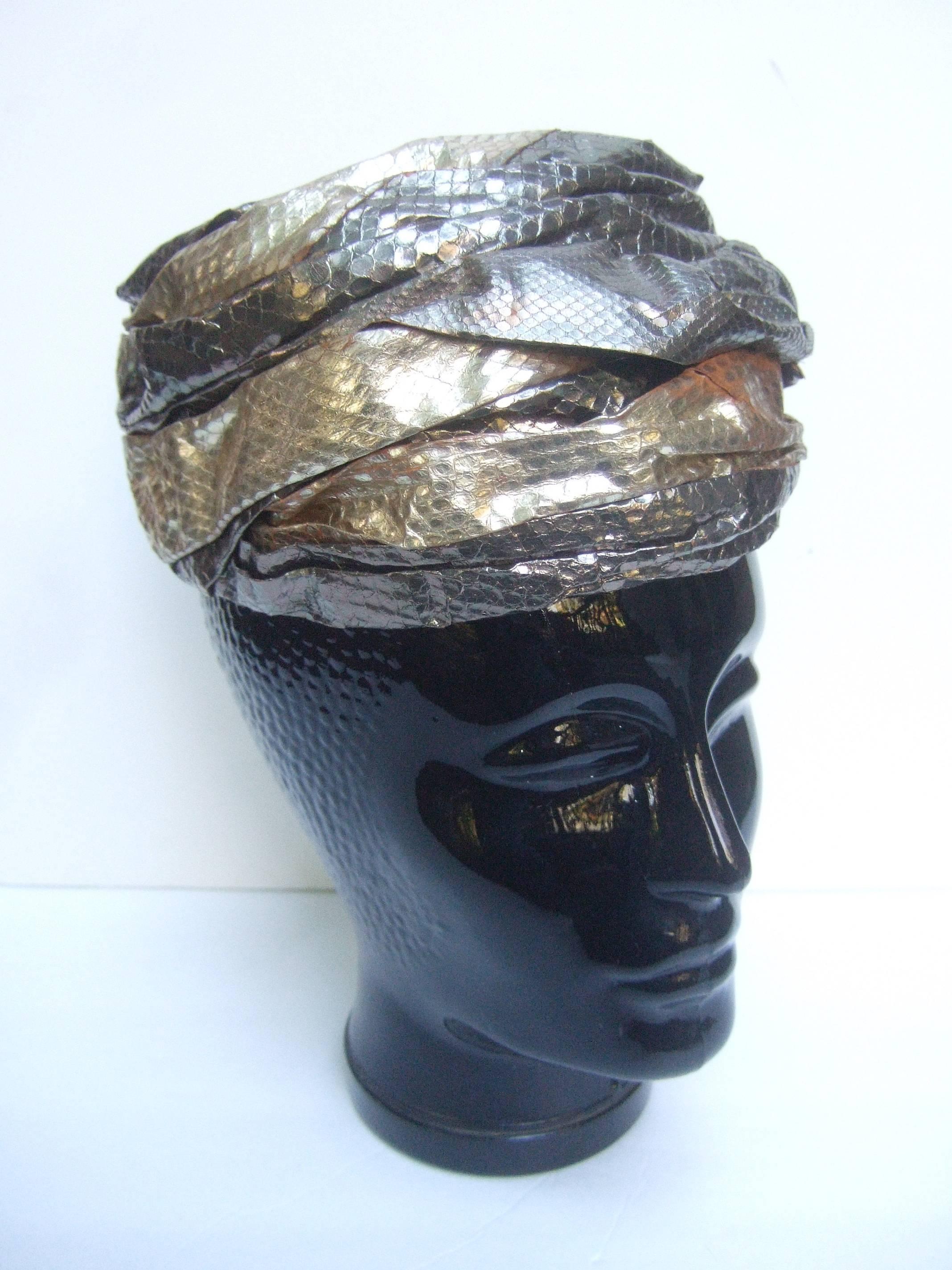 snakeskin fedora hat