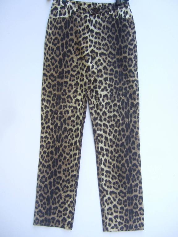 Moschino Cheap and Chic Leopard Print Jeans Made in Italy at 1stDibs ...