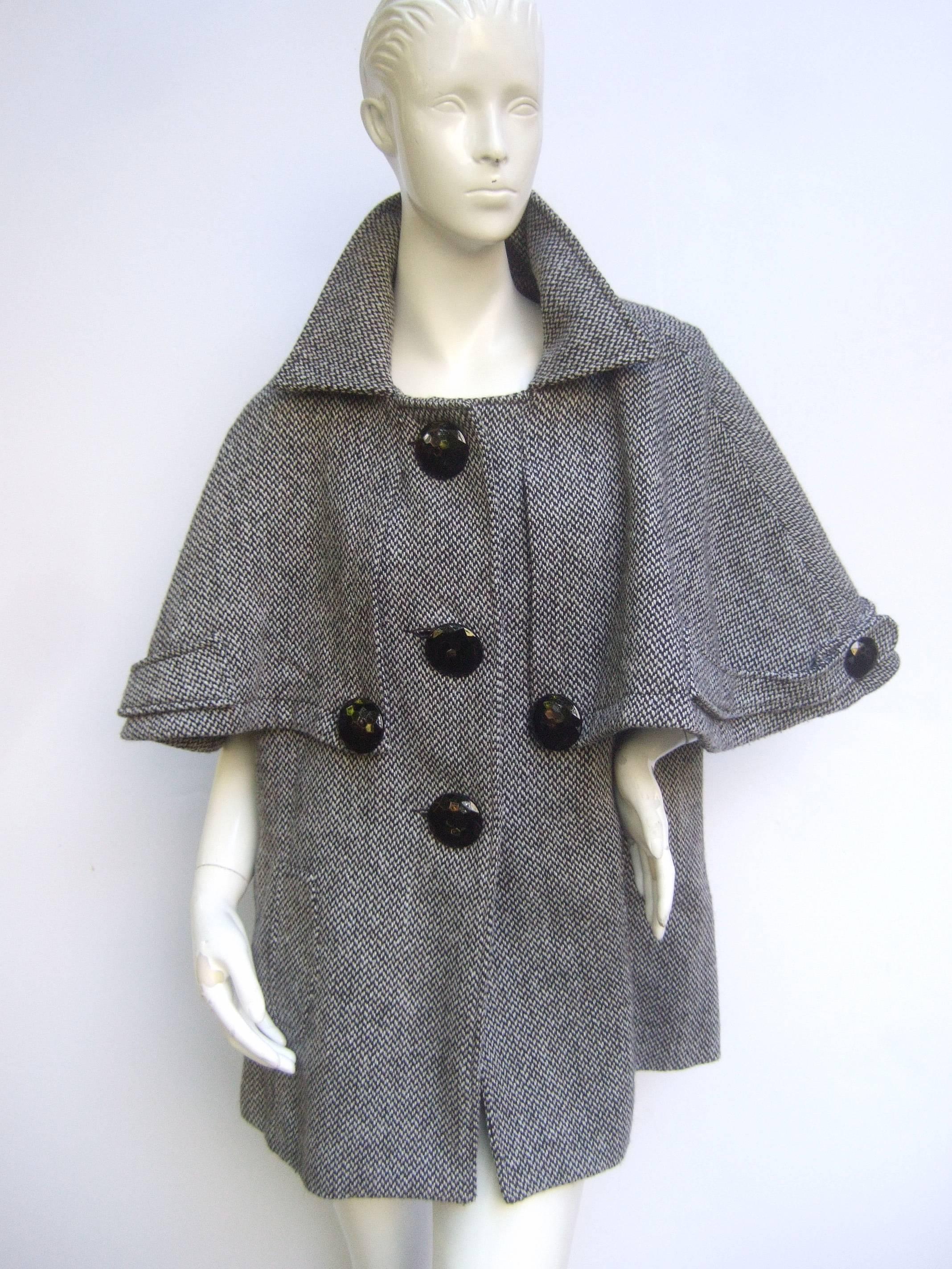 coat with capelet