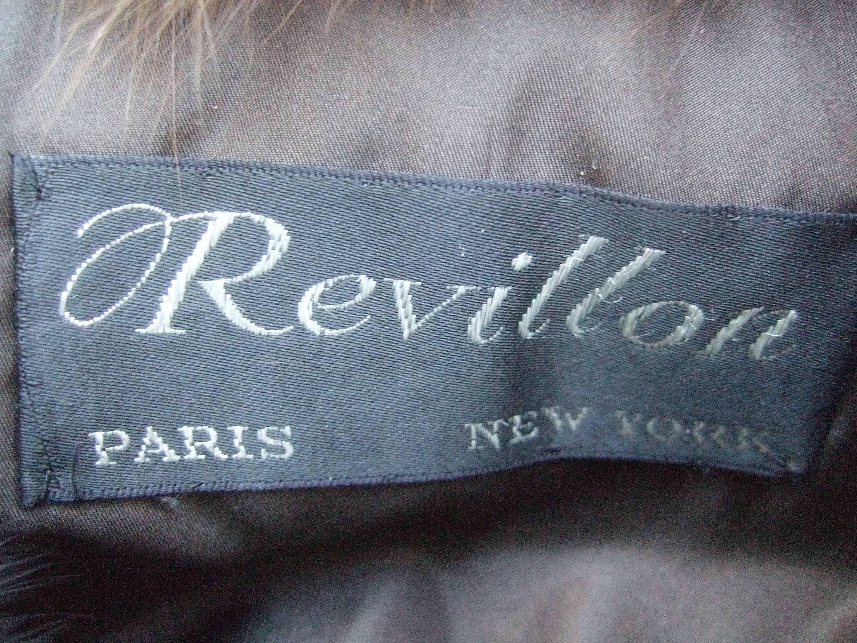 Revillon Paris Luxurious Sable Fur Jacket for Saks Fifth Avenue ca 1970 4