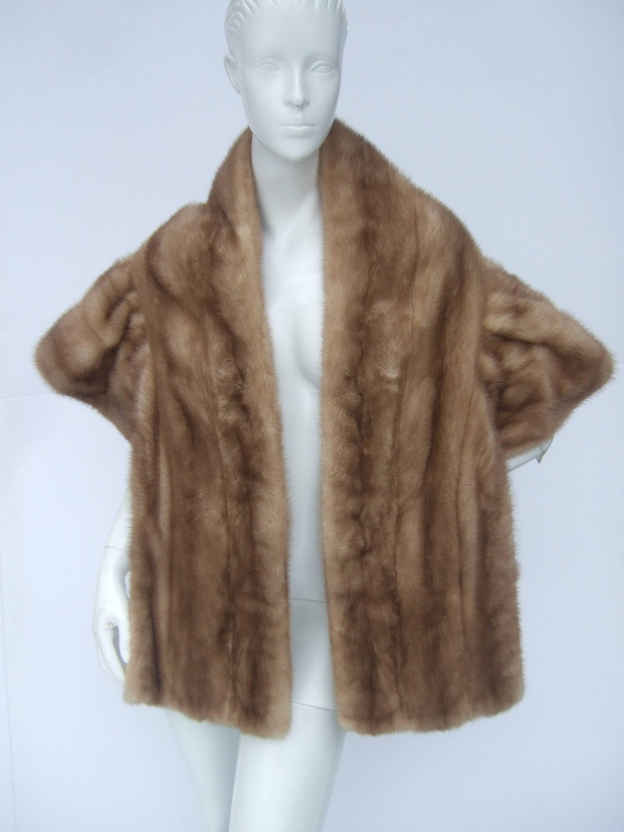 autumn haze mink stole