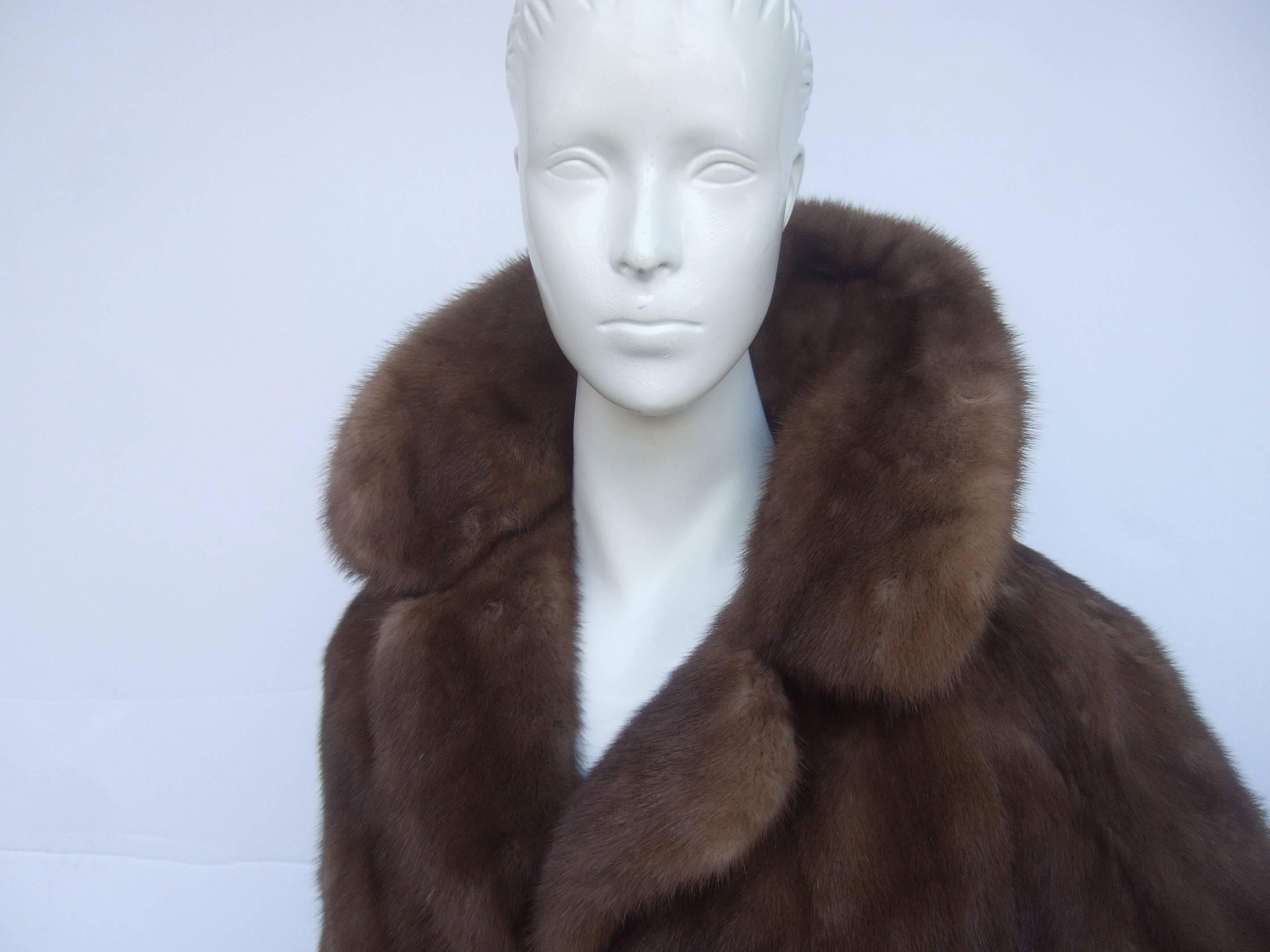 Women's Luxurious Autumn Haze Mink Fur Jacket c 1970s