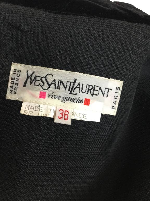 Renaissance Style Yves Saint Laurent Jacket. 1980's. at 1stDibs