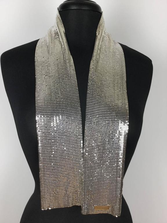 Space Age Style Paco Rabanne Chainmail Metal Scarf. at 1stDibs ...