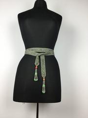 1920's Seed Bead Flapper Belt/Sautoir Necklace. Art Deco.