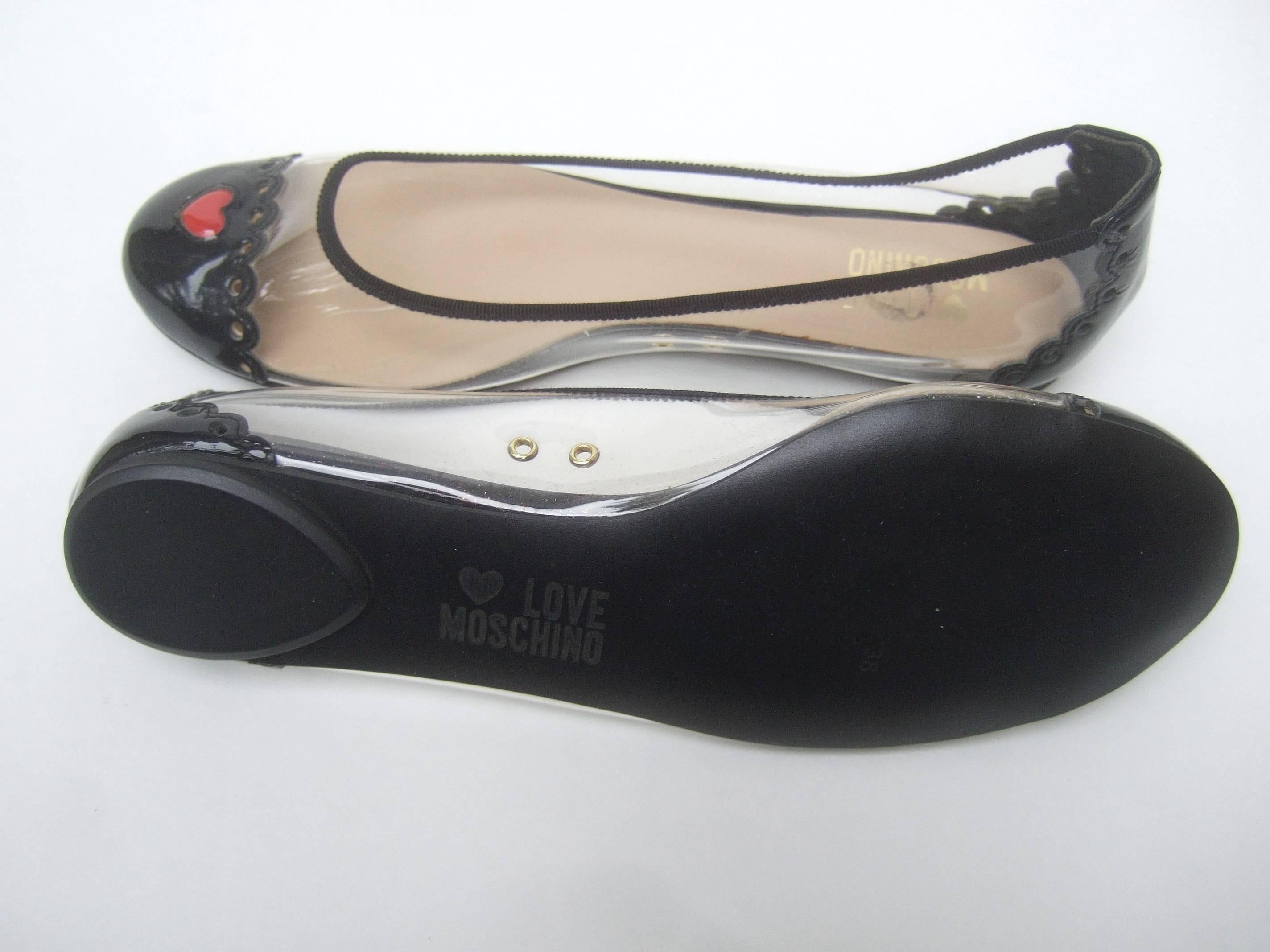 Moschino Cap Toe Ballet Style Flats in Box Size 38 1