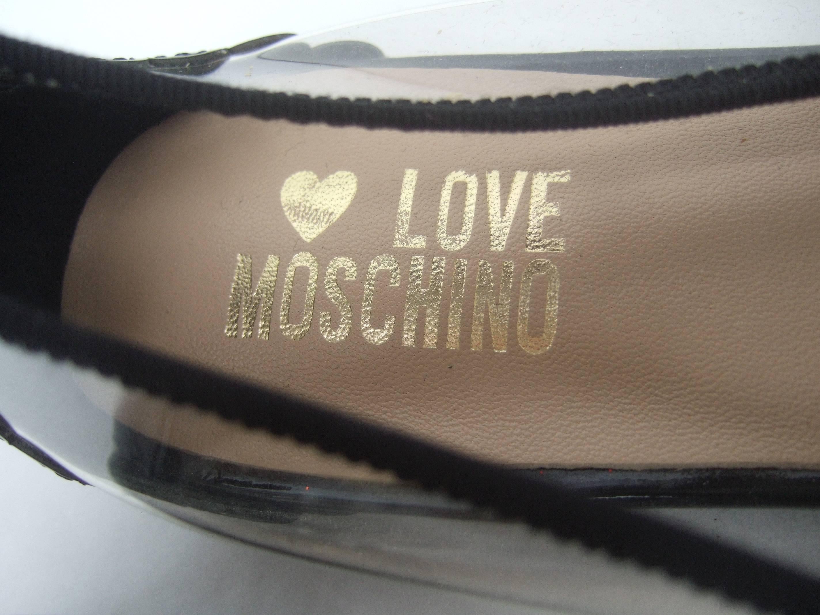 Moschino Cap Toe Ballet Style Flats in Box Size 38 4