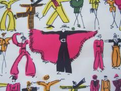 Sonia Rykiel Stylish Women Silk Print Scarf