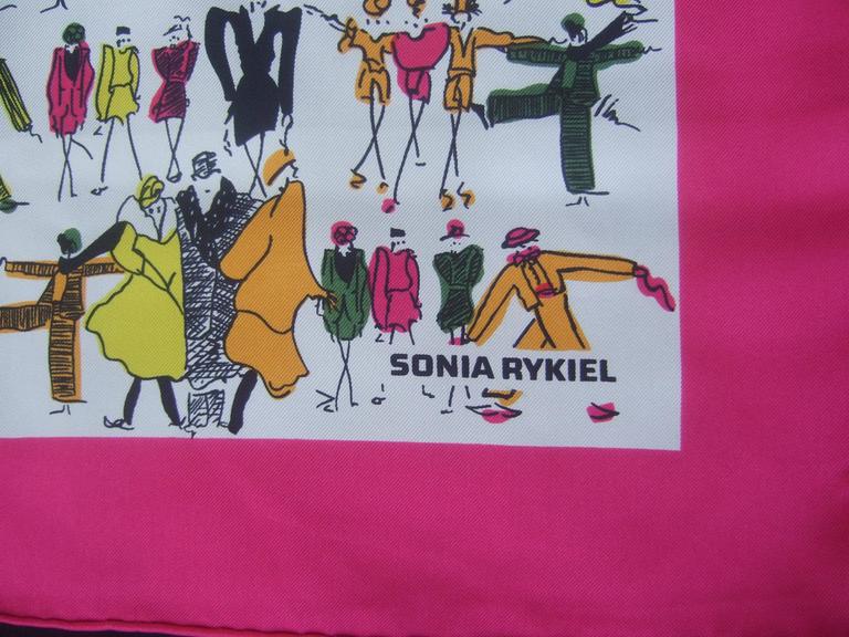 Silk Scarf SONIA RYKIEL pink Women Accessories Sonia Rykiel Women Scarves Sonia Rykiel Women Silk Scarves Sonia Rykiel Women Silk Scarves Sonia Rykiel Women 
