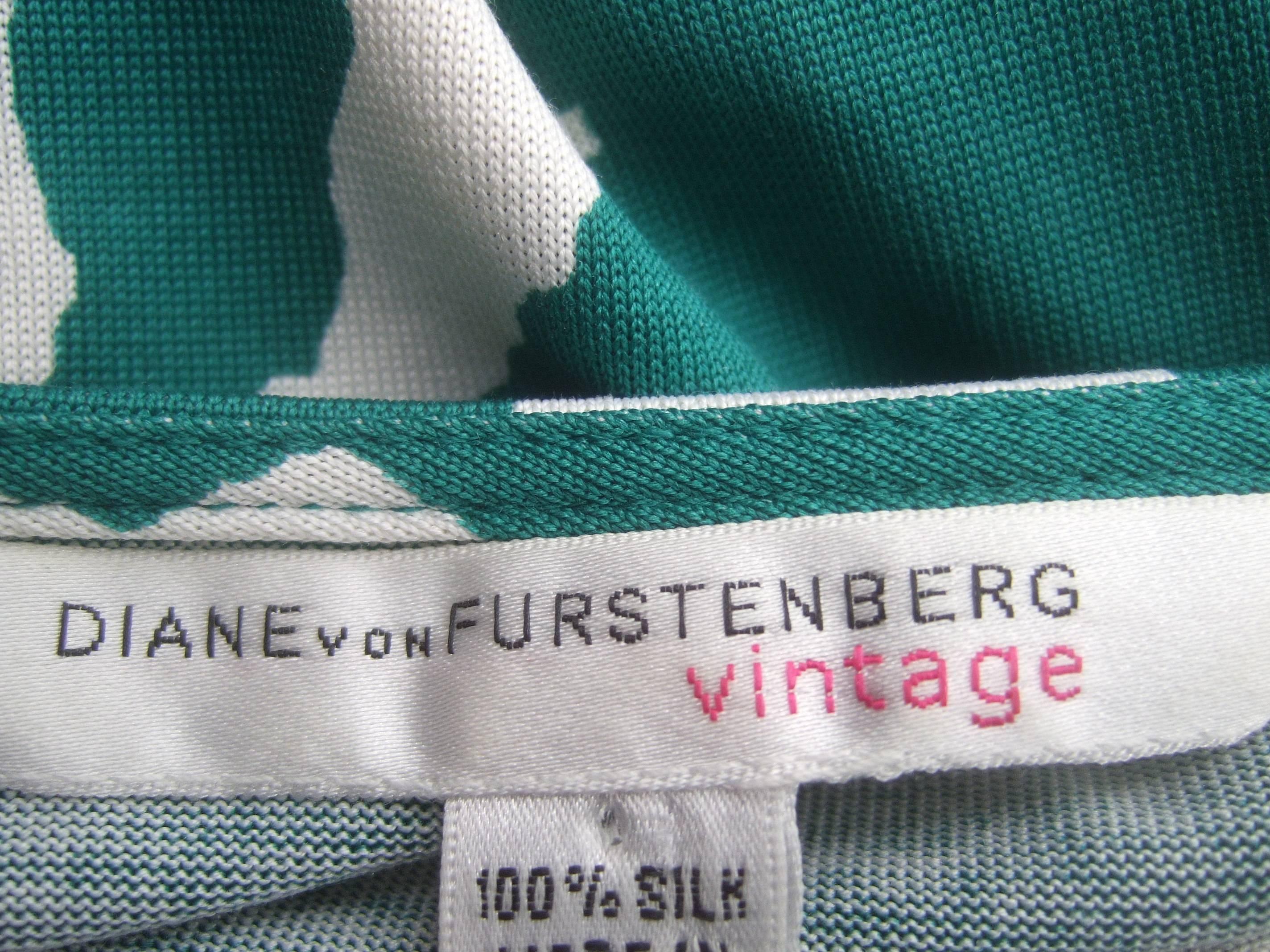 Diane von Furstenberg Silk Print Wrap Dress  2