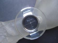 Marcel Boucher Mod Lucite Chrome Orologio da polso ca 1970