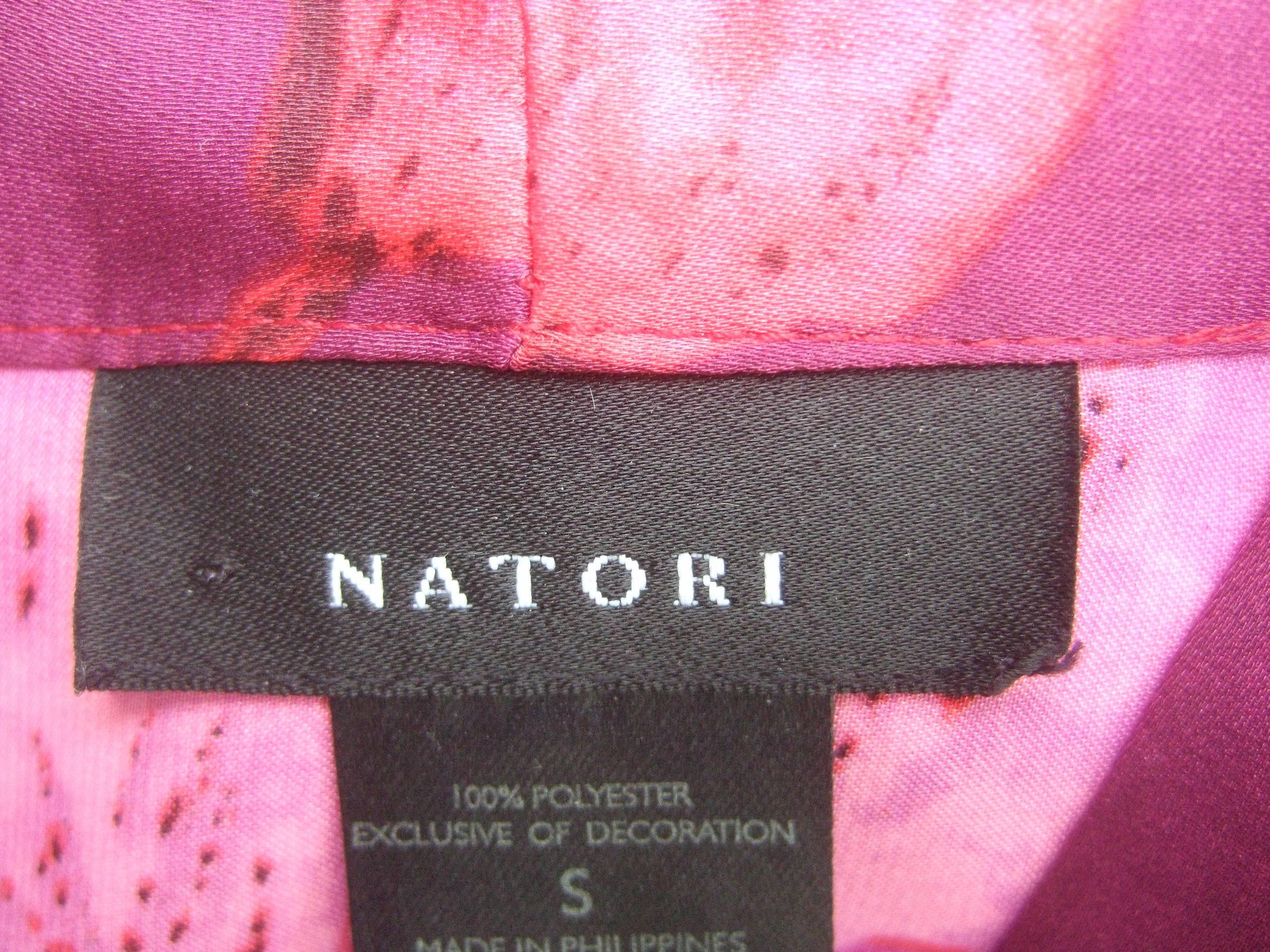 Natori Luxurious Floral Print Robe New With Tags  5