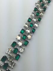 Rare 1940's Eisenberg Deco Style Bracelet.  Ruth M. Kamke.