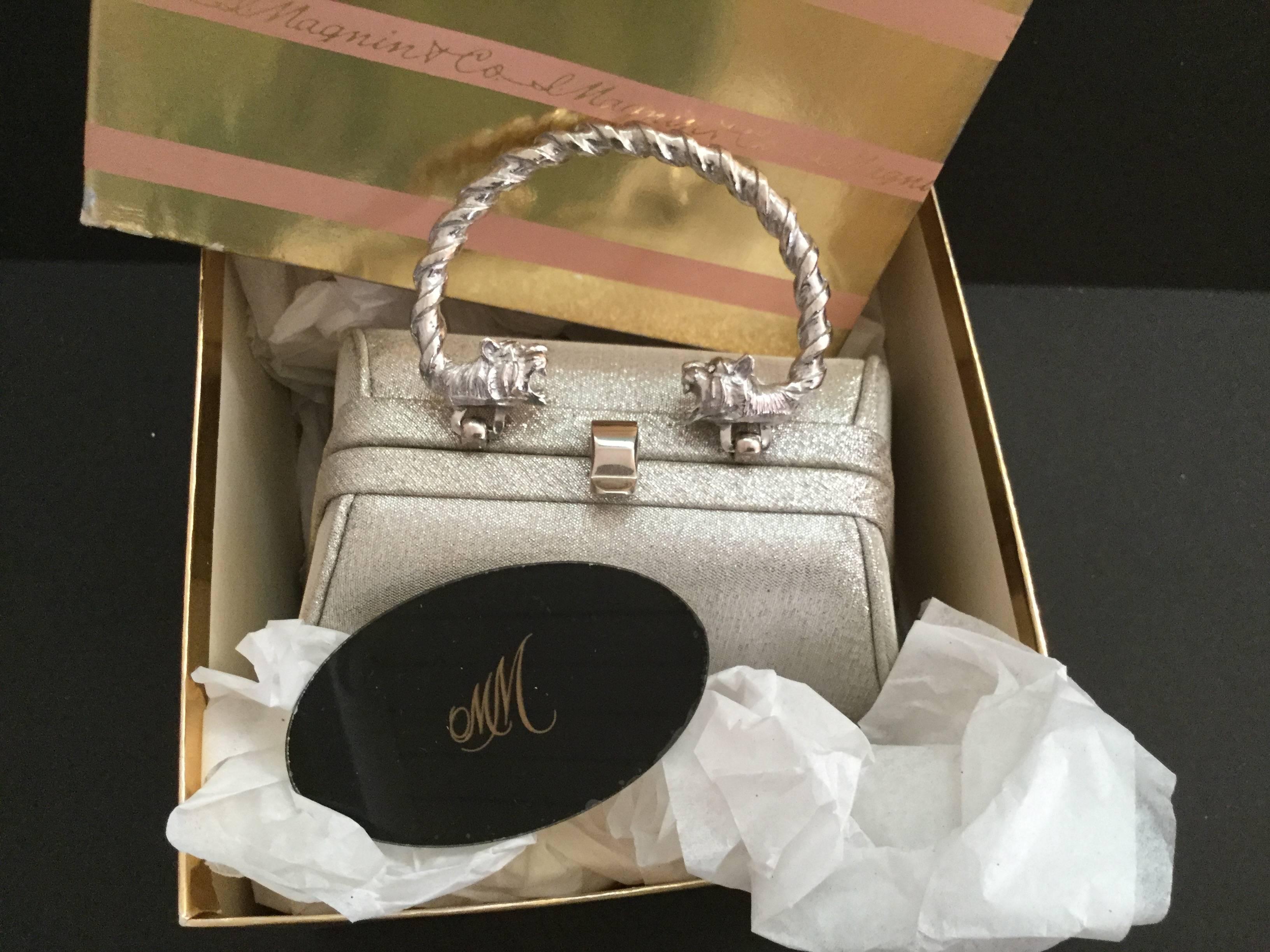 Gorgeous Lame Miniature Evening Bag. Early 1960's 2