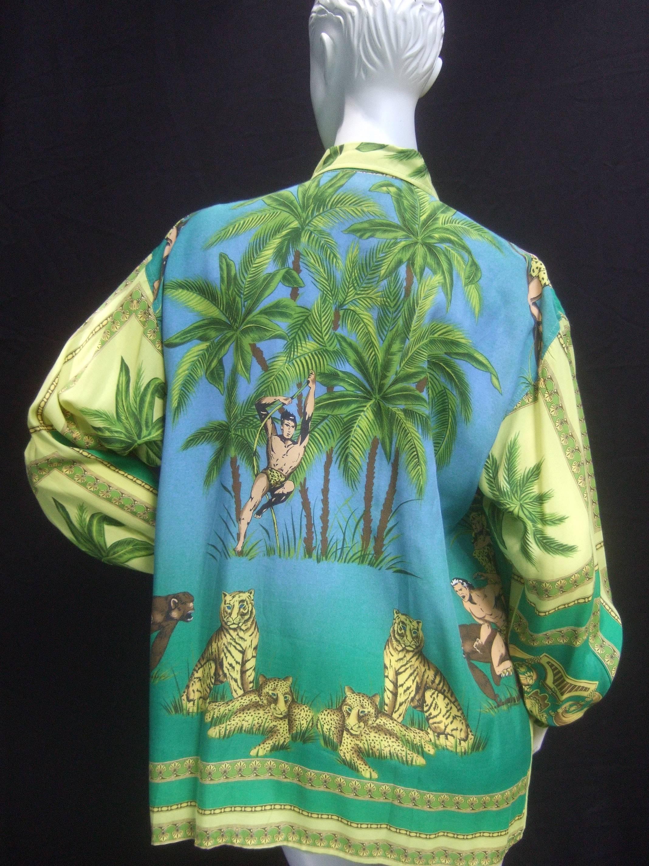 versace tropical print