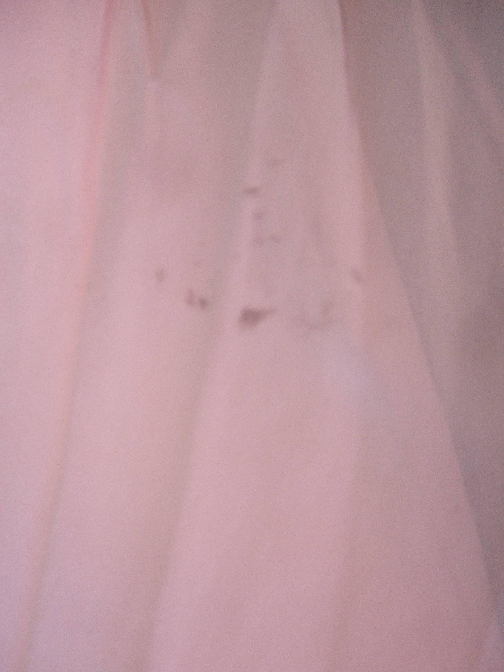 Elegant Pink Shantung Silk Chiffon Jacket Gown Ensemble c 1960 5