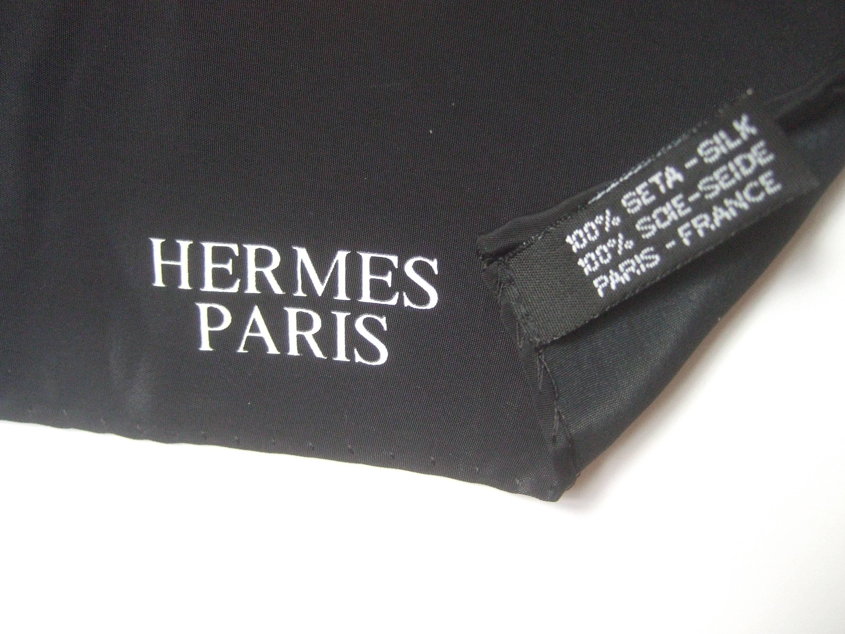 Hermes Paris Silk Horse and Carriage Scarf in Hermes Box  2