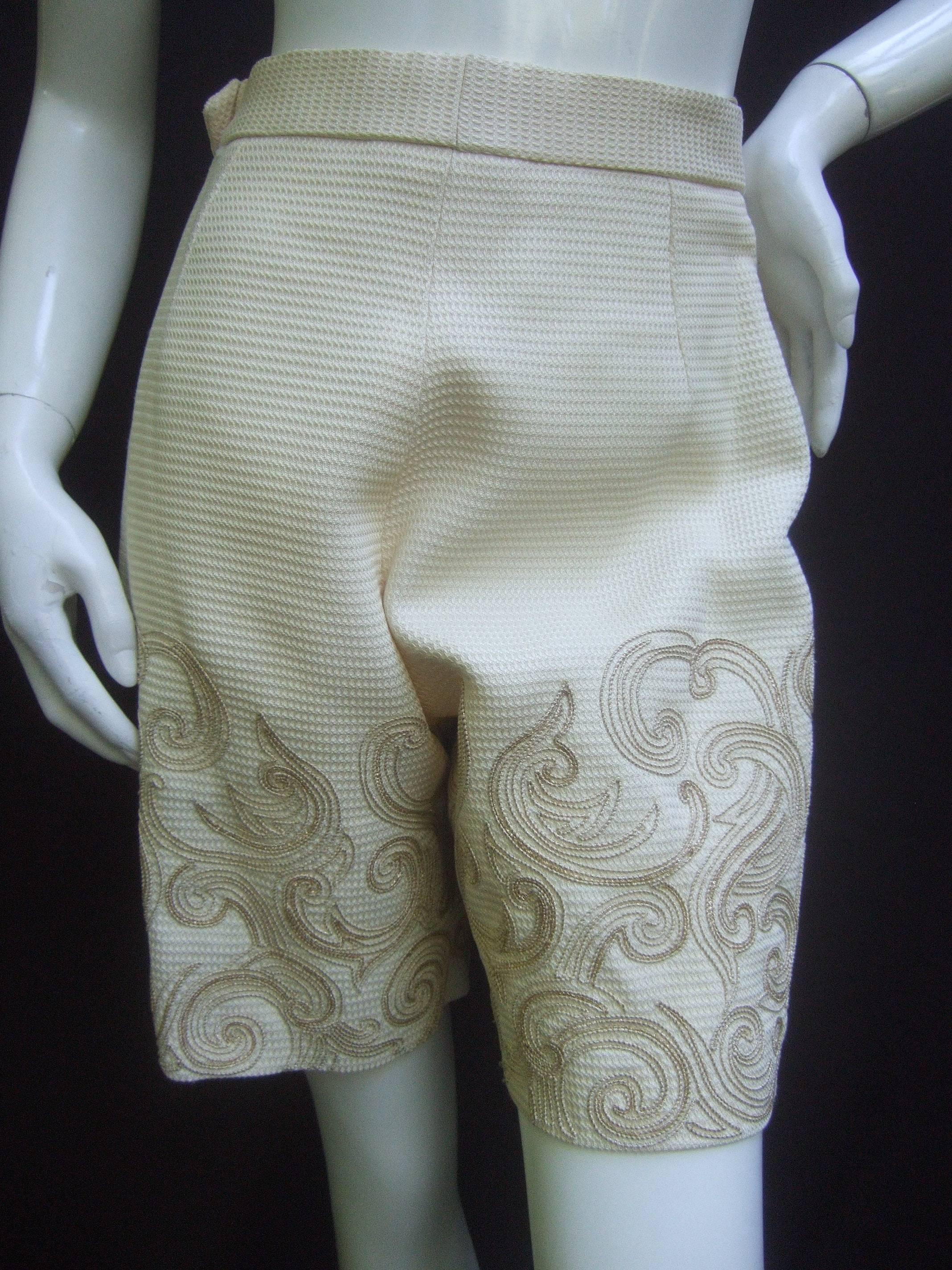 Gray Superb Heavy Silk Christian Dior Demi-Couture Walking Suit. 1980's.