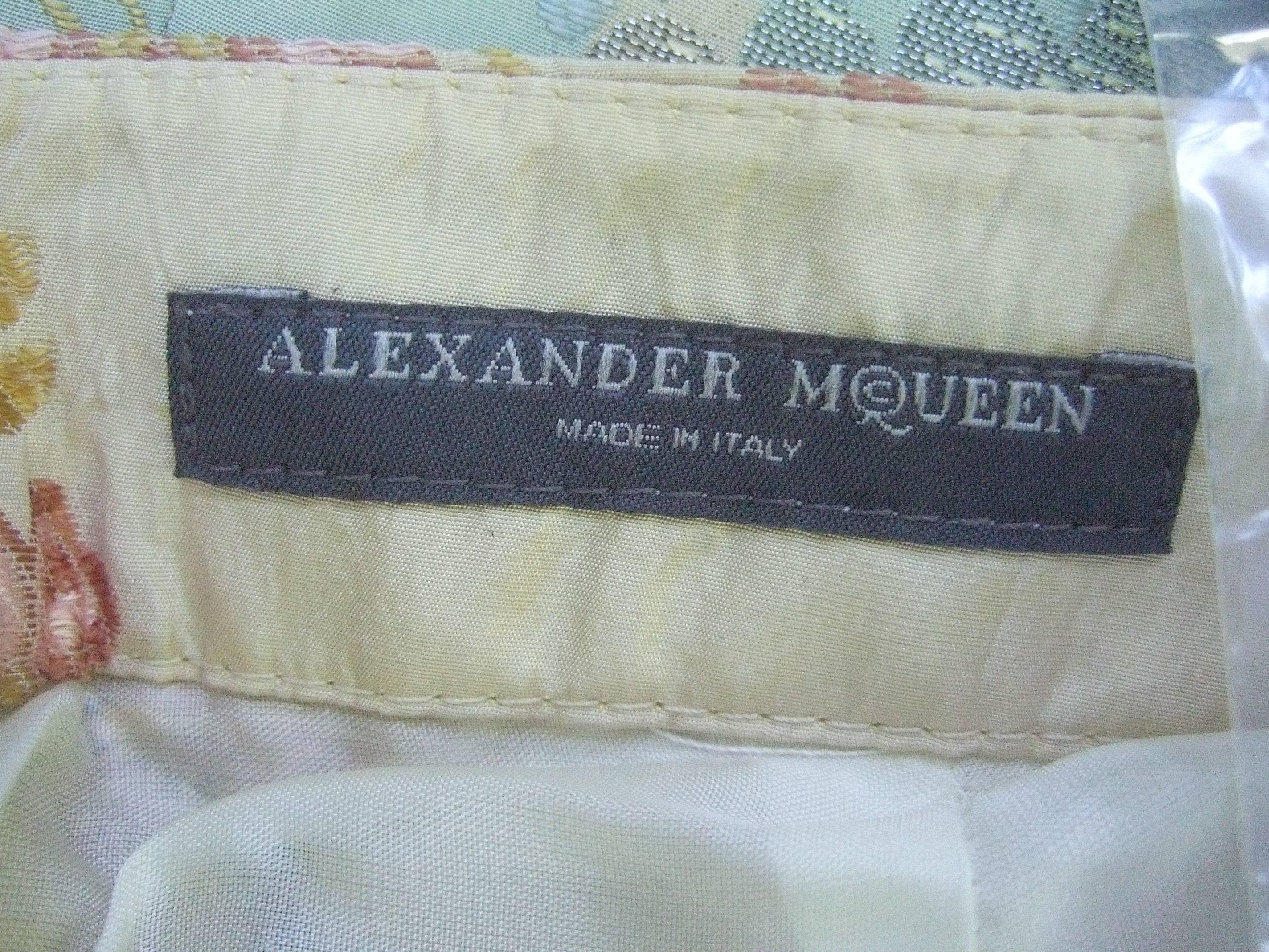Alexander McQueen Brocaded Silk Trousers. 2003 1
