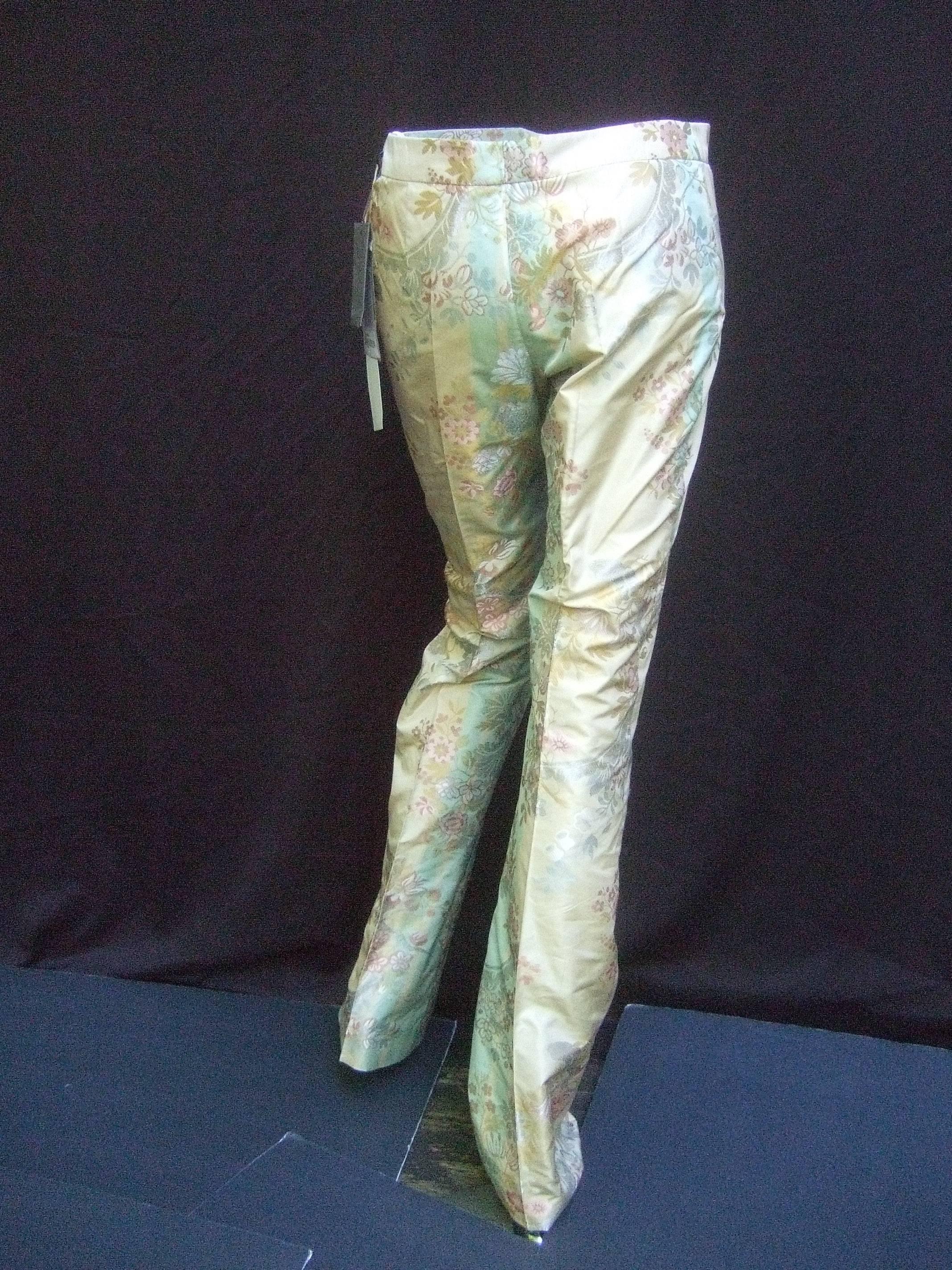 Alexander McQueen Brocaded Silk Trousers. 2003 2