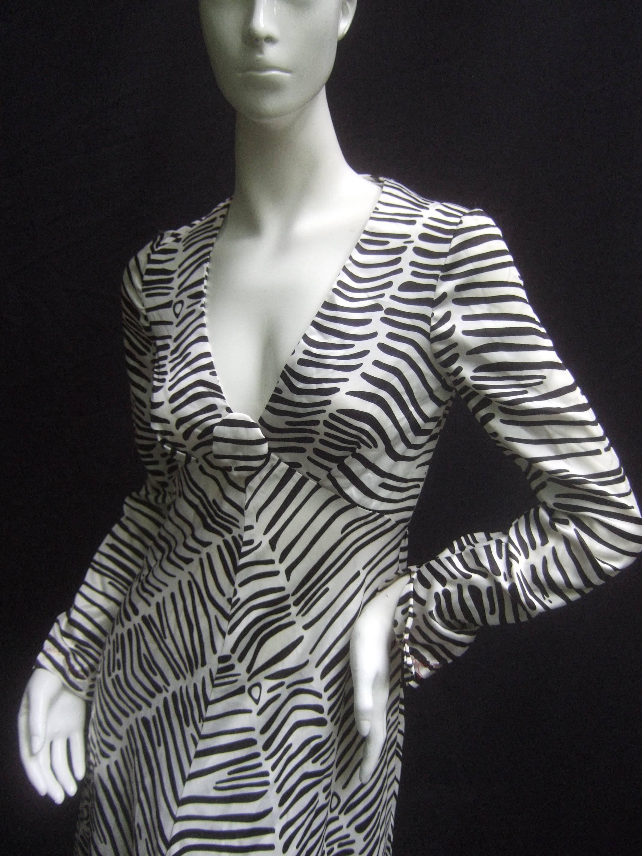 Women's Fabulous Stephen Burrows Silk Gown. 1970's. Georgio of Beverly Hills.