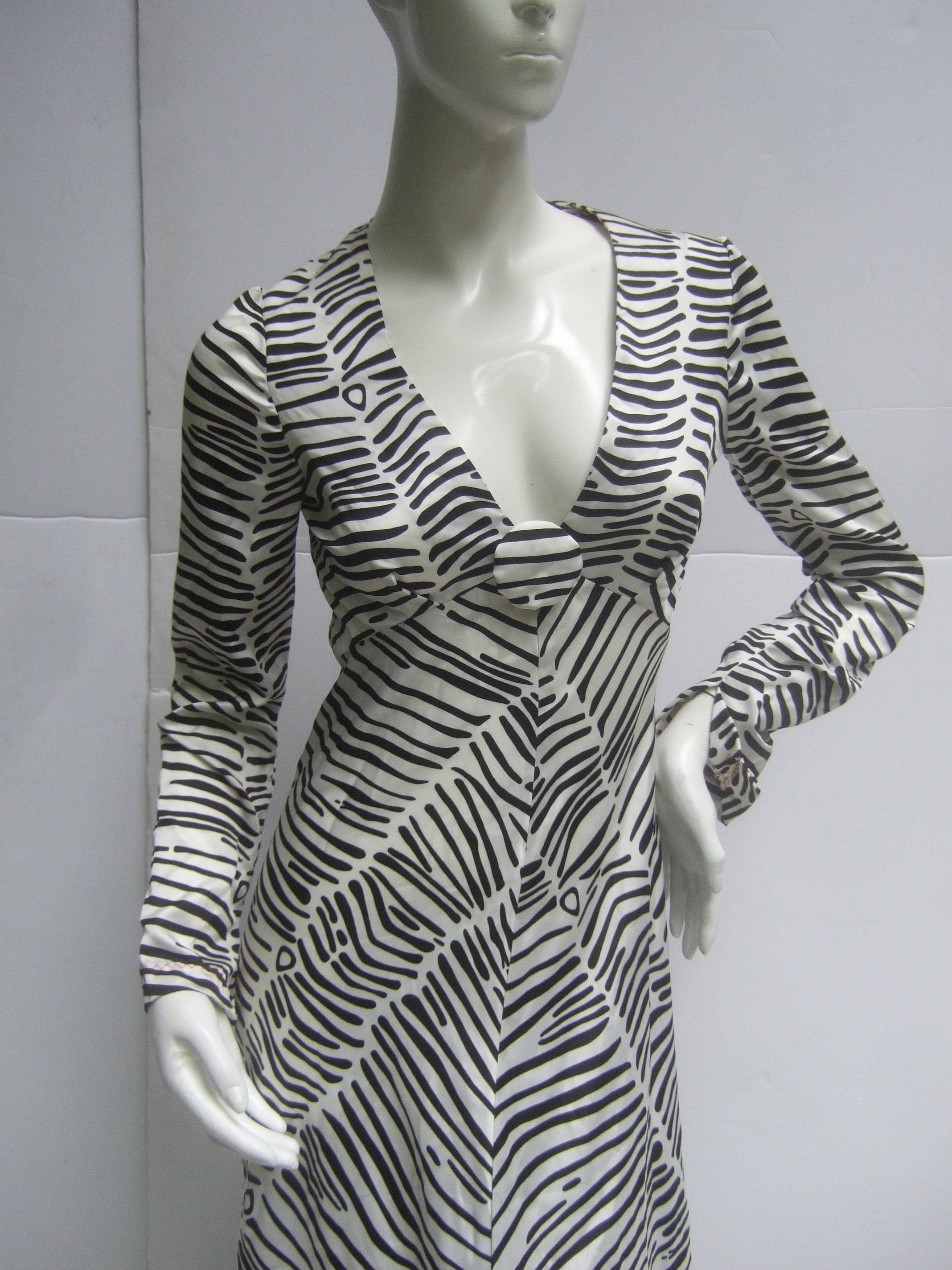 Fabulous Stephen Burrows Silk Gown. 1970's. Georgio of Beverly Hills. 2