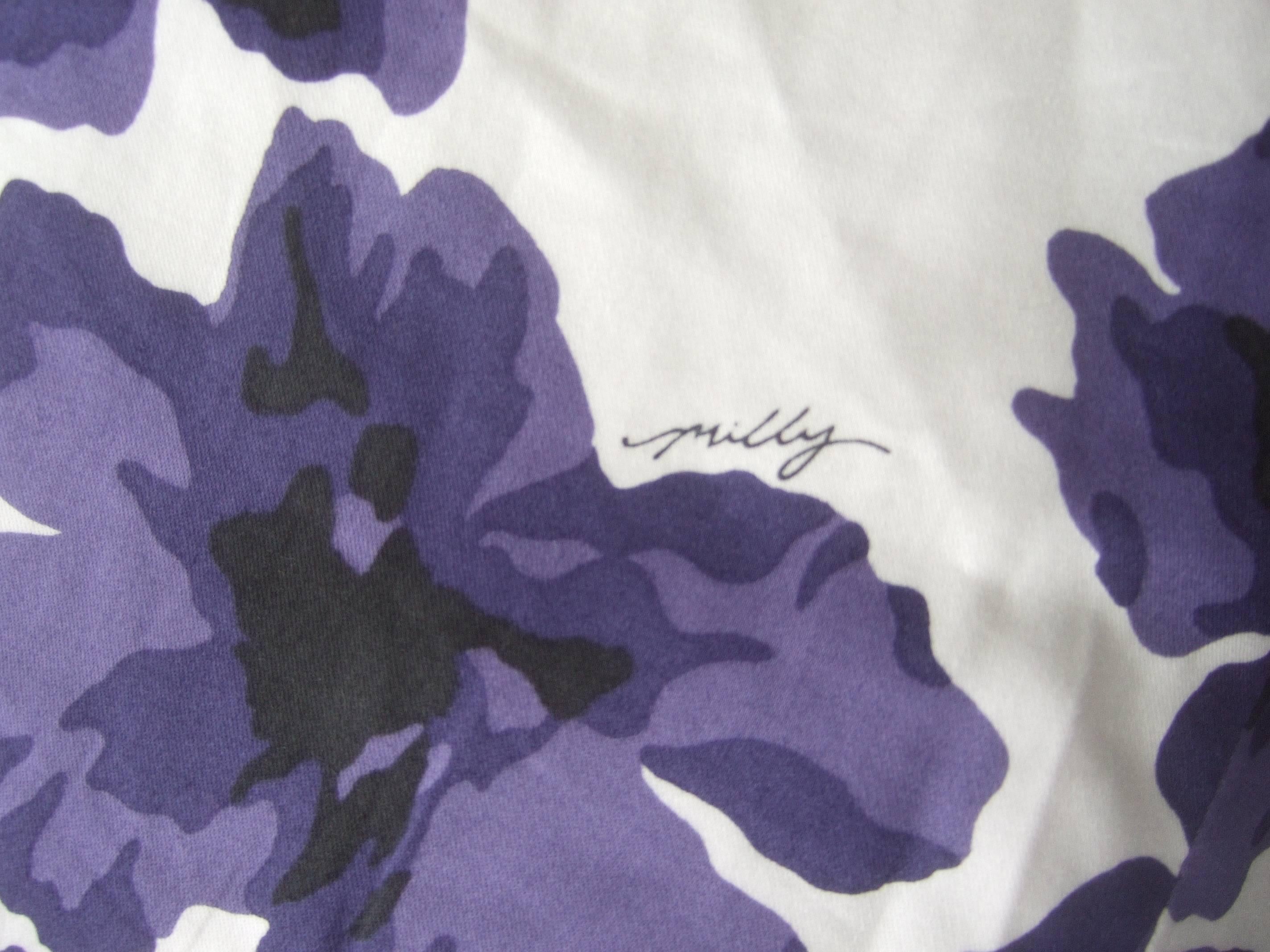 Milly New York Crisp Cotton Floral Jacket / Dress Ensemble  2