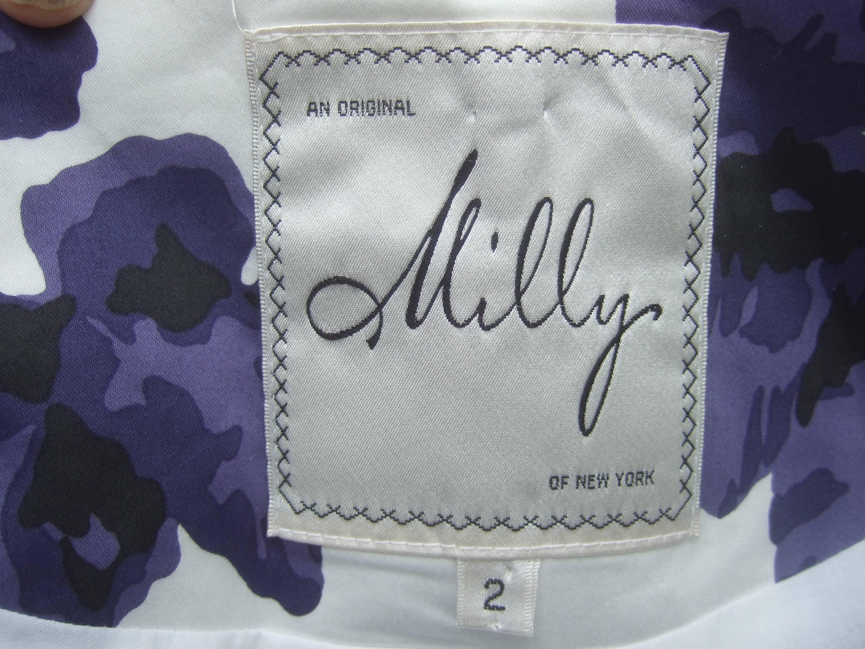 Milly New York Crisp Cotton Floral Jacket / Dress Ensemble  3