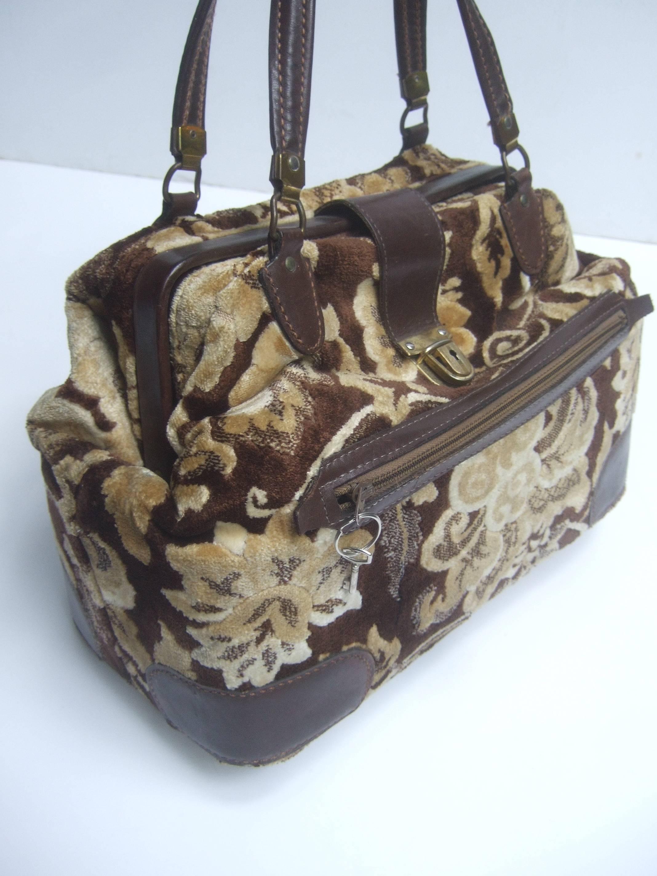 woodland travel bag leather