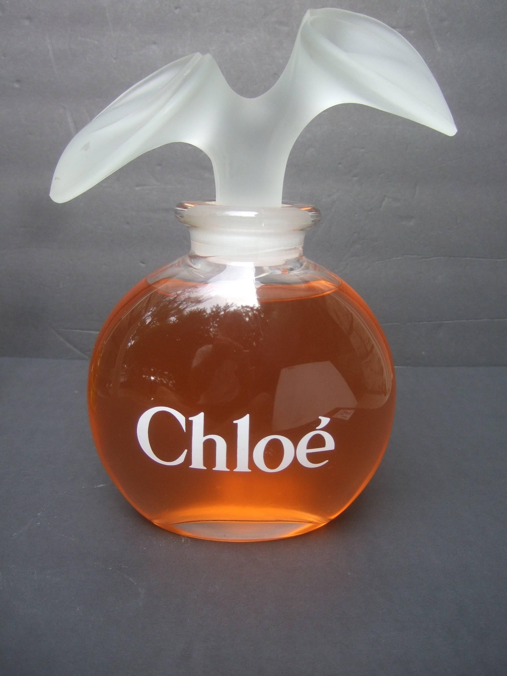 Women's Chloe Large Glass Factice Fragrance Display Bottle 