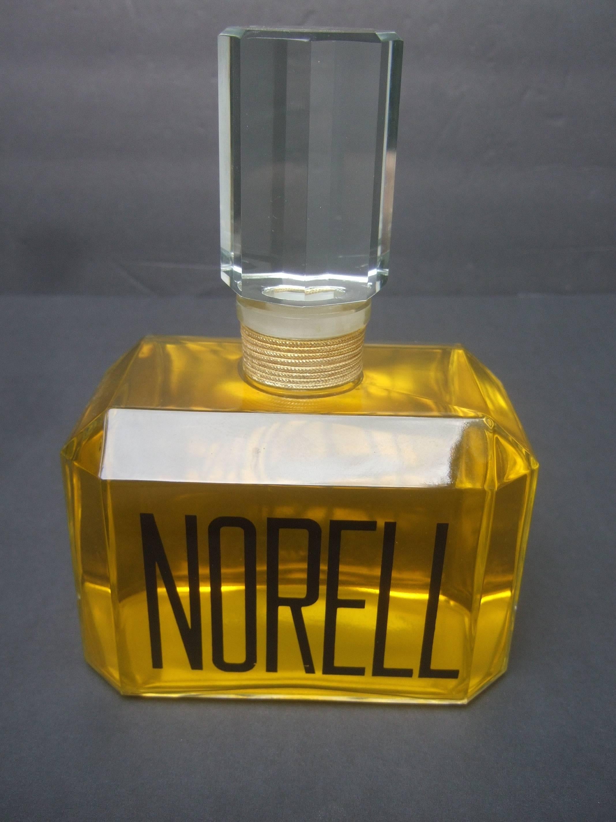 Norell Sleek Large Crystal Factice Fragrance Display Bottle  1