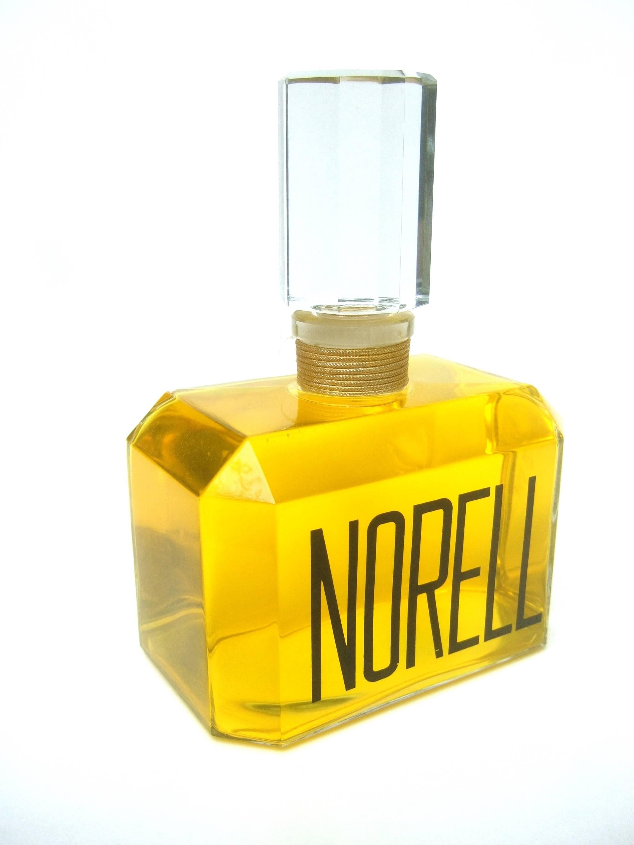 Women's Norell Sleek Large Crystal Factice Fragrance Display Bottle 