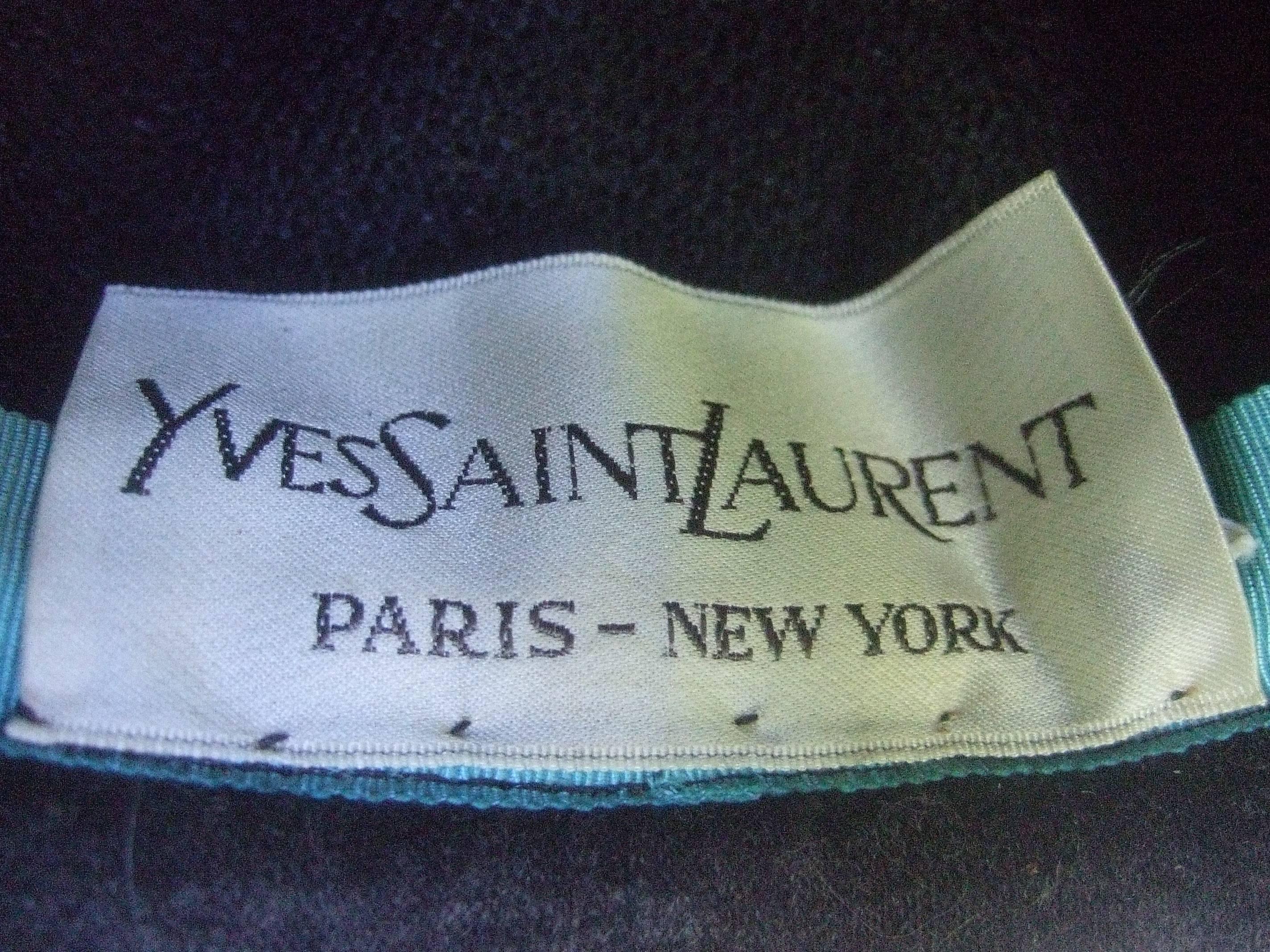 Yves Saint Laurent Stylish Wool Knit Hat c 1970 For Sale 3