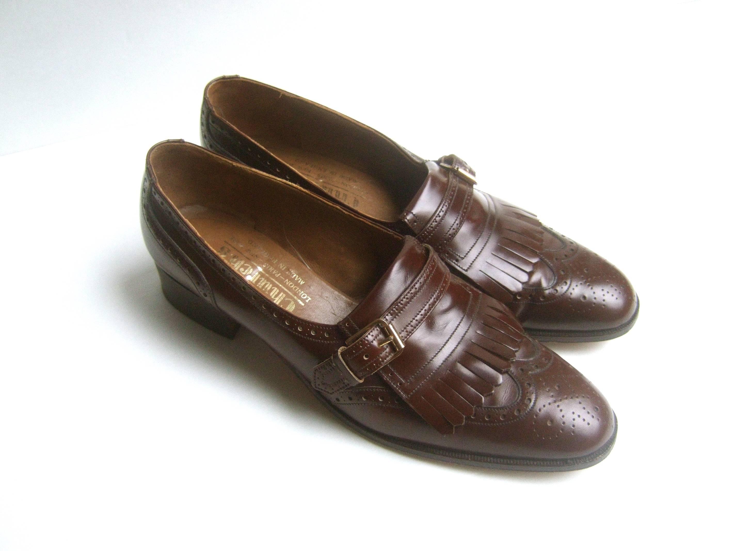Church's London Classic Men's Brown Leather Brogue Loafers UK Size 9 AA 4