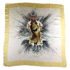 Sciarpa surrealista disegnata da Salvador Dalì. 1950's.