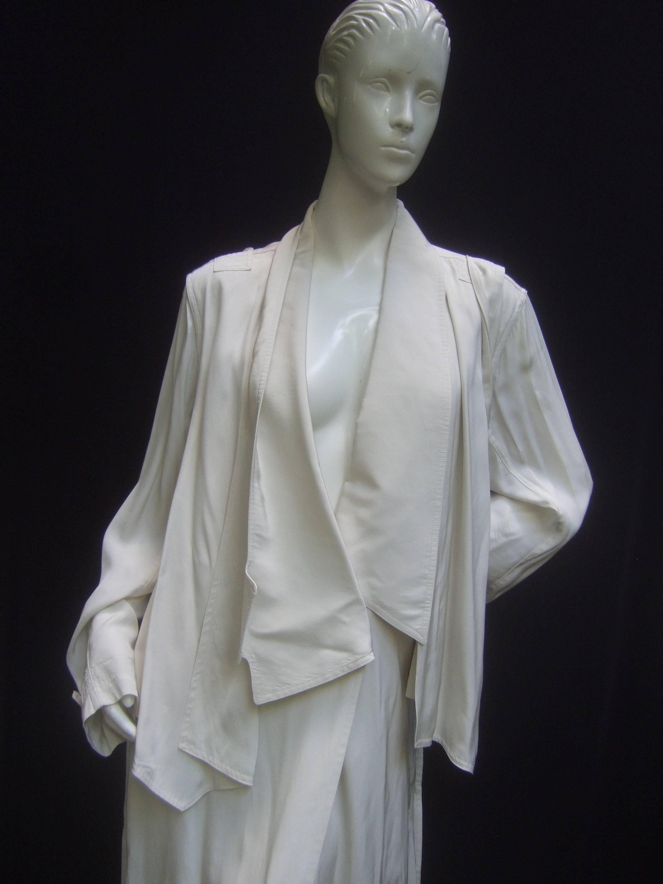 Gray Alexander Wang Avant Garde White Trench Coat 