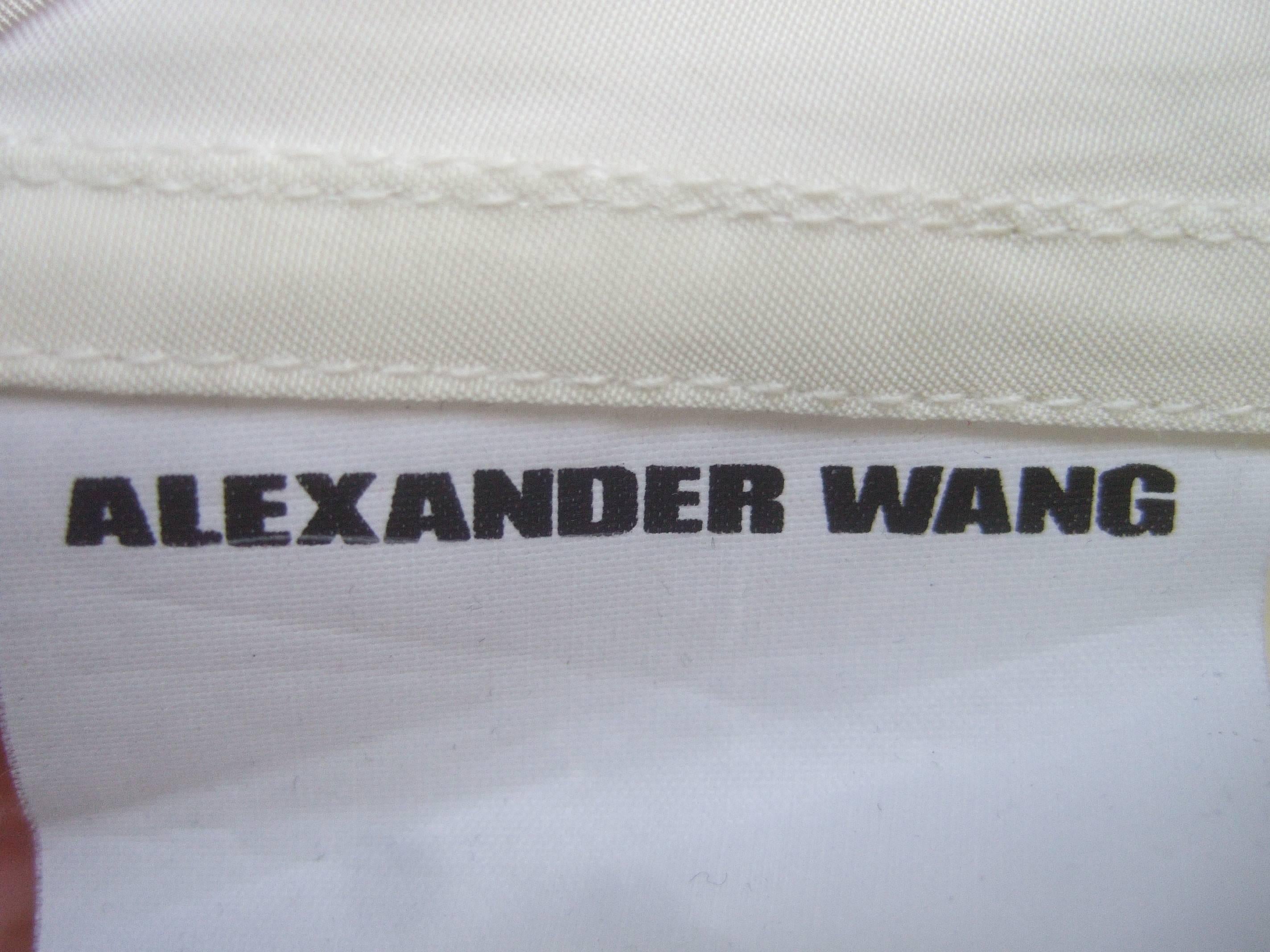 Alexander Wang Avant Garde White Trench Coat  5