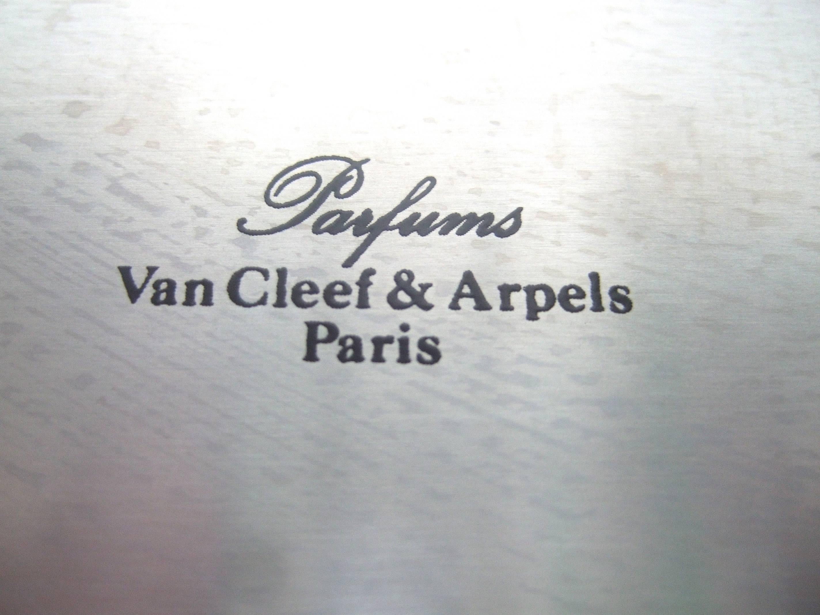 Reserved Sale Pending Van Cleef & Arpels Paris Sleek Chrome Vanity Tray  In Good Condition In University City, MO