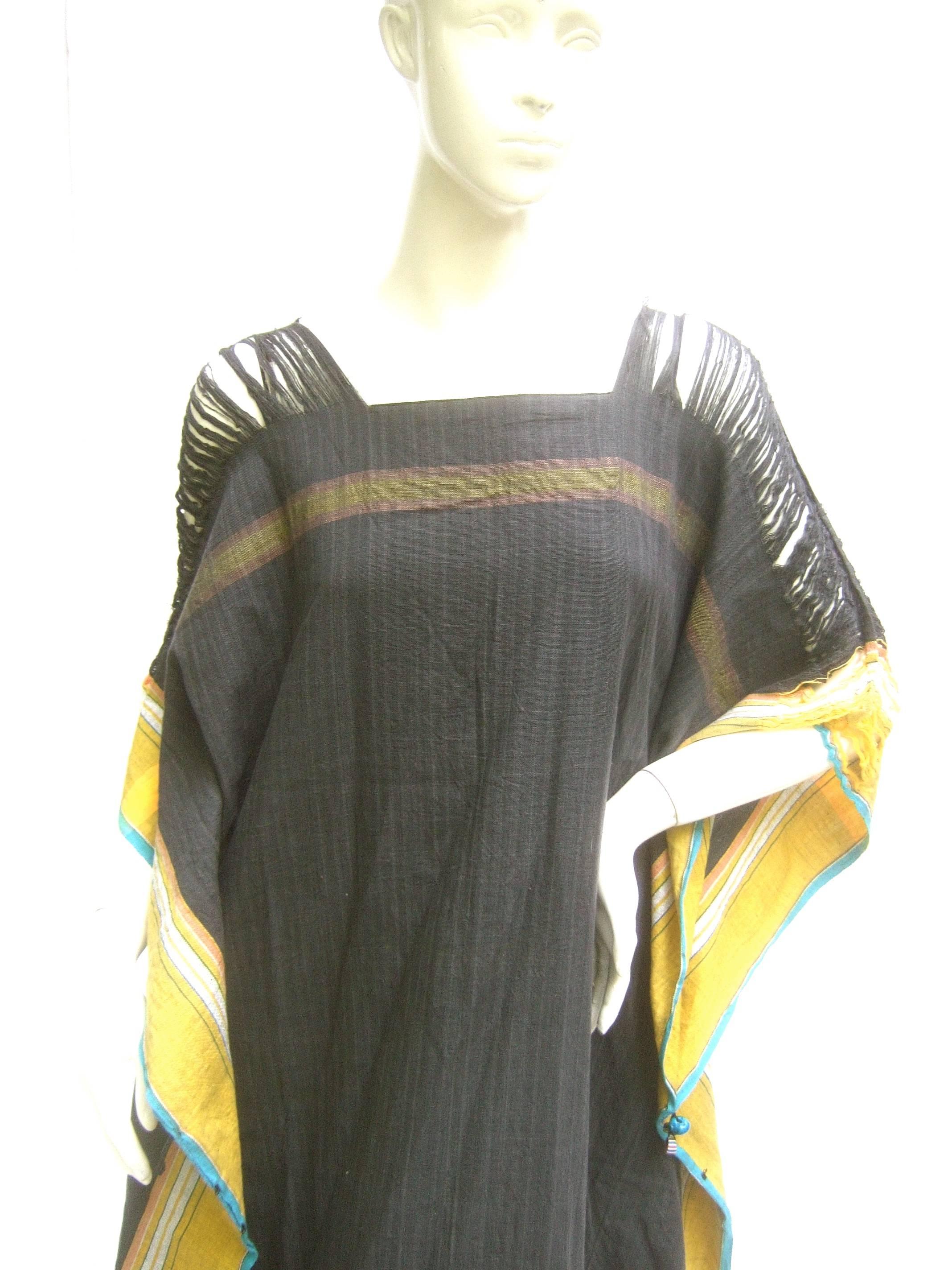 Women's South African 1970s Ethnic Cotton Caftan