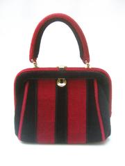 Saks Fifth Avenue Chic Diminutive Velvet Handbag c 1970