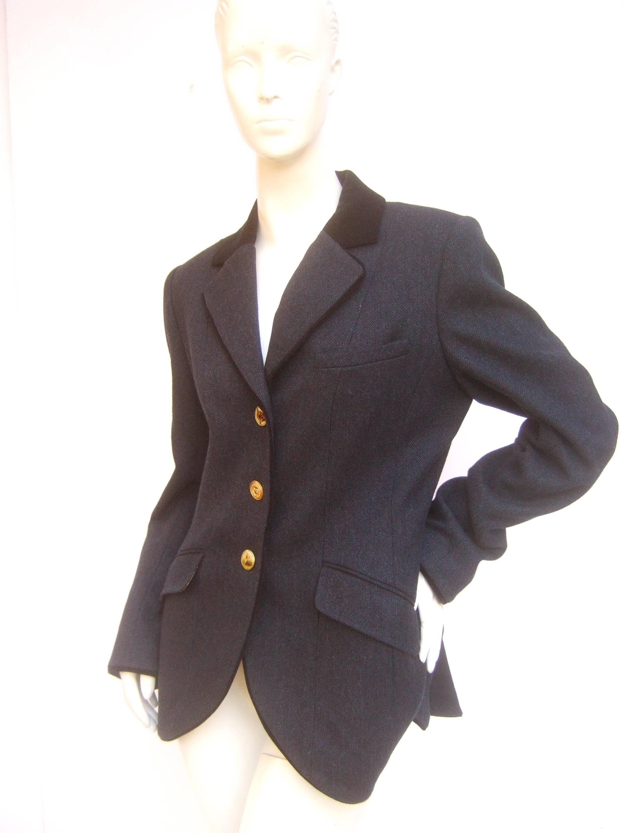 English Style Womens Equestrian Riding Jacket  In Excellent Condition In University City, MO