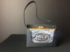 Gorgeous Surrealistic 1950's Evening Bag by Elgin American.
