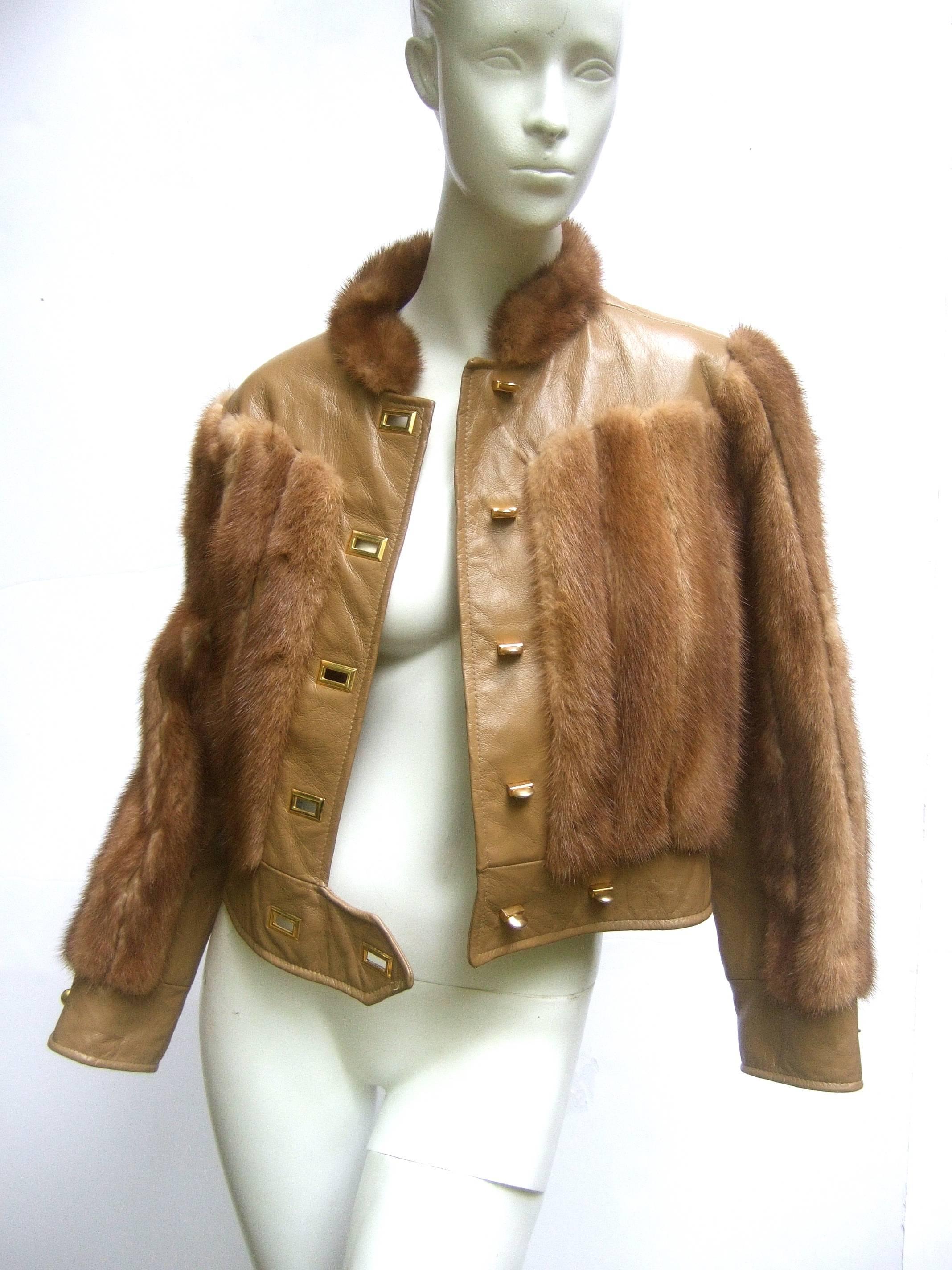 leather eisenhower jacket